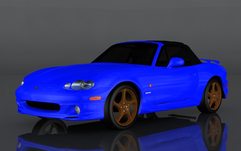 Mazda Roadster 2001 3D modeli