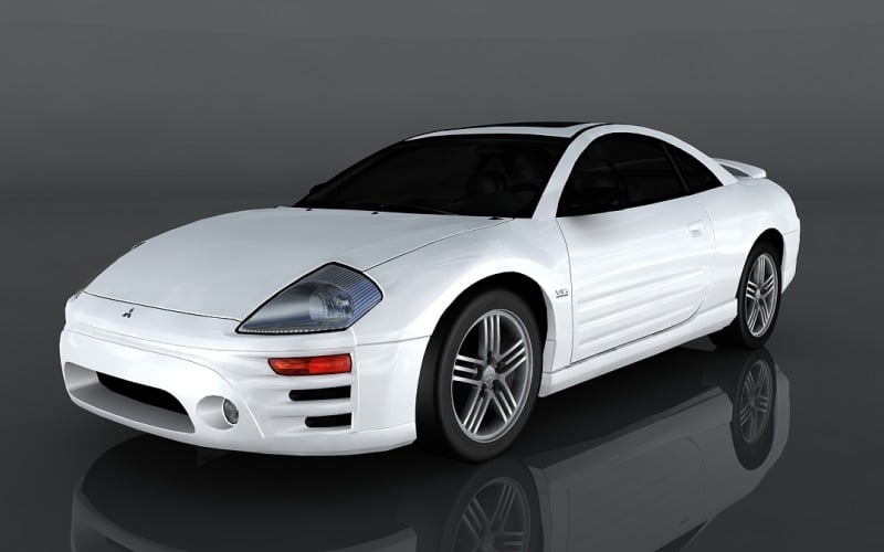 2003 Mitsubishi Eclipse GT modelo 3d