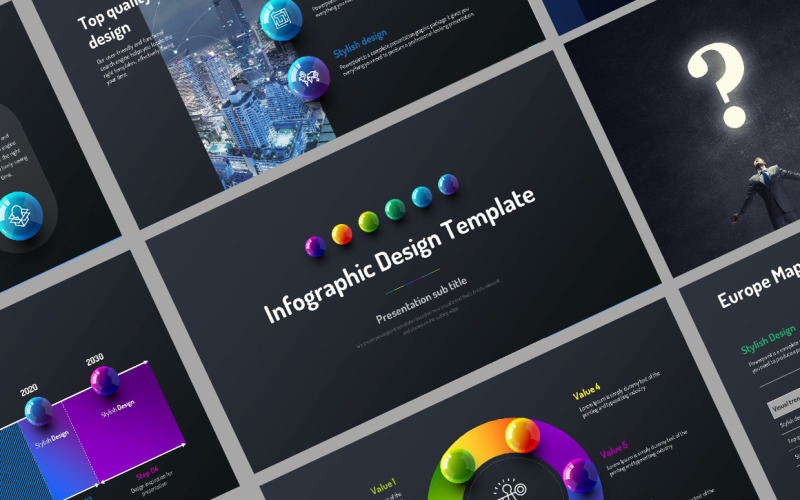 Infographic Design PowerPoint šablony