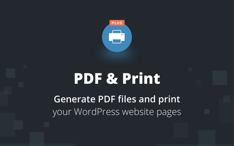 PDF & Print Plus WordPress Eklentisi