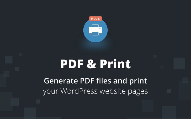 Плагін PDF & Print Plus WordPress