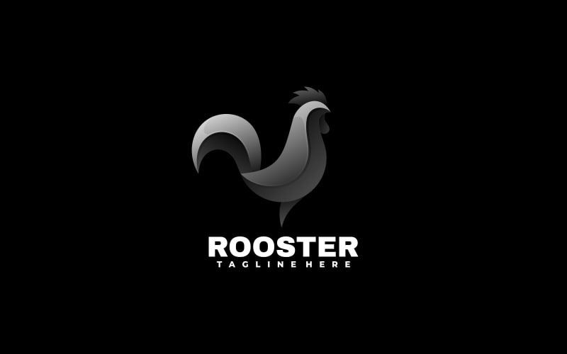 Rooster Gradient Logo Template