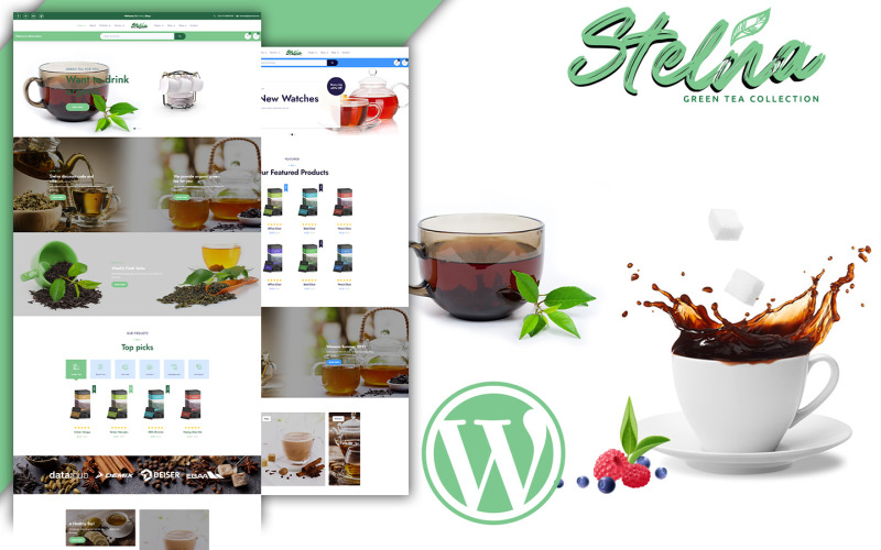 Stelna Tea Salon and Herbs Shop WooCommerce Theme