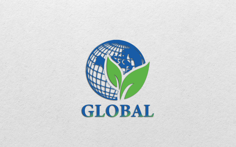 Design de logotipo global criativo