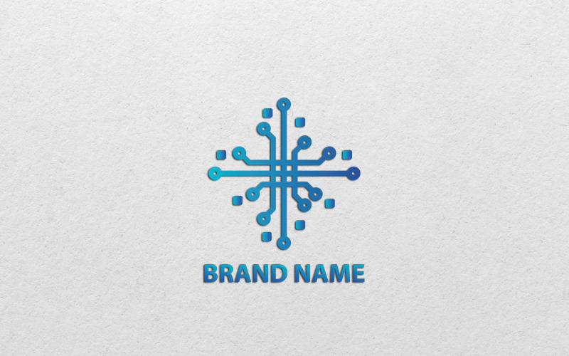Modernes minimales Logo-Design