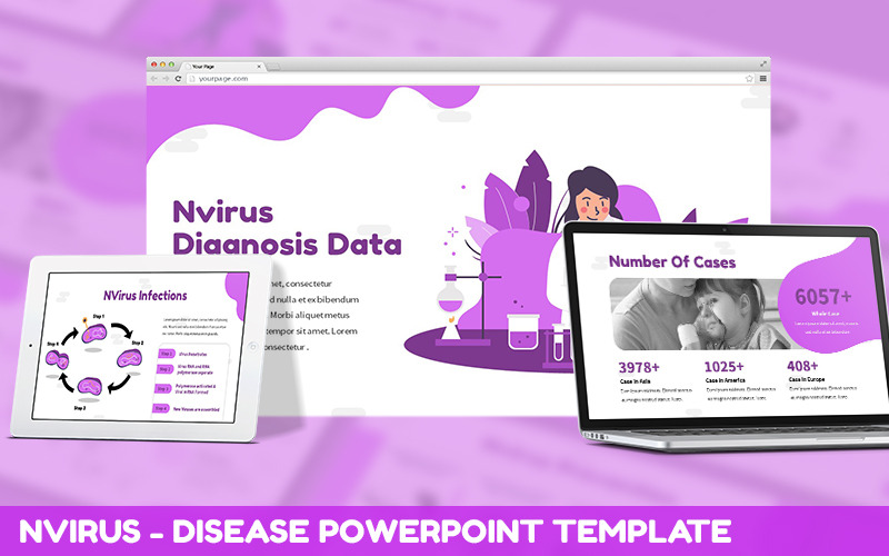 NVirus - Modèle PowerPoint sur la maladie