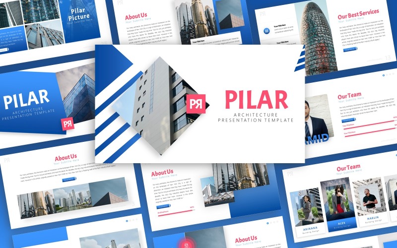 Pilar - Architectuur Multifunctionele PowerPoint-presentatie