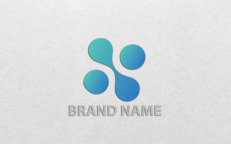 Plantilla de logotipo de empresa minimalista