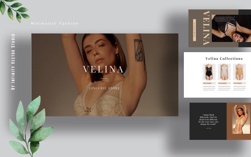 Velina Fashion Lookbook Keynote