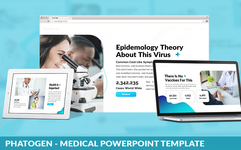Phatogen - Medische PowerPoint-sjabloon