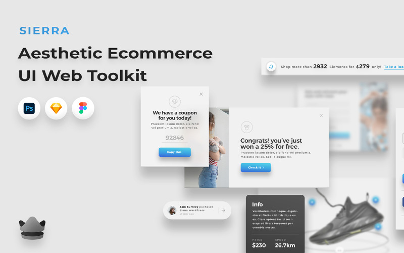 Sierra - Elegante UI-toolkit voor e-commerce