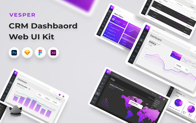 Vesper - Business and Dashboard Web UI Kit