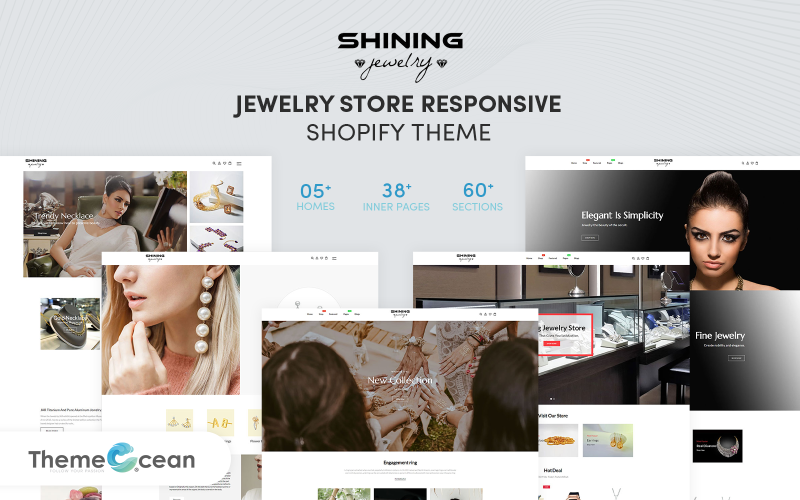 Shining - Responsives Shopify-Theme für Juweliere