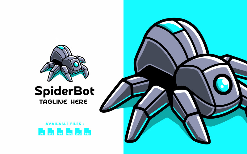 Logotipo do Super Techy Spider Bot