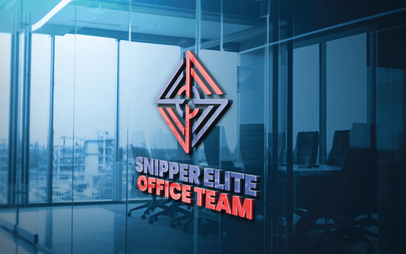 Шаблон логотипа официальной команды Snipper Elite