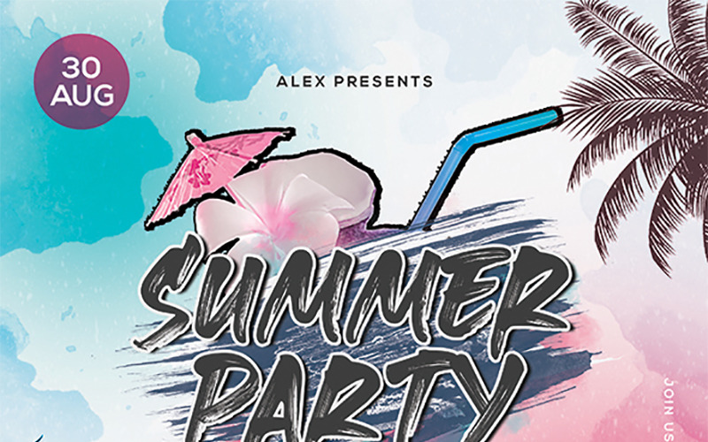 Kreatywny Facet -Summer Party Flyer