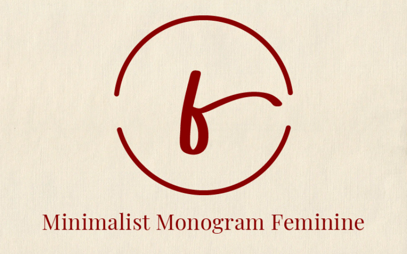 Monogram Feminine - Monogramm-Schriften