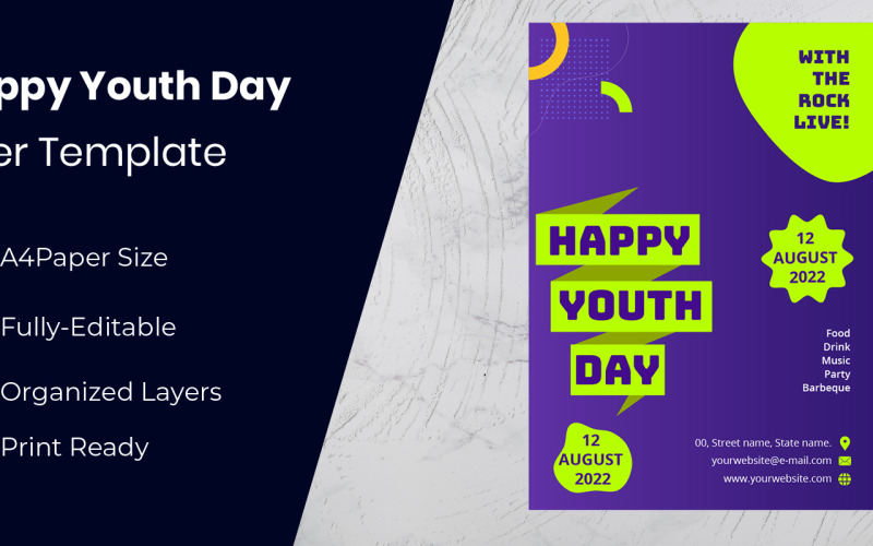 Uluslararası Gençlik Günü Posteri 2022