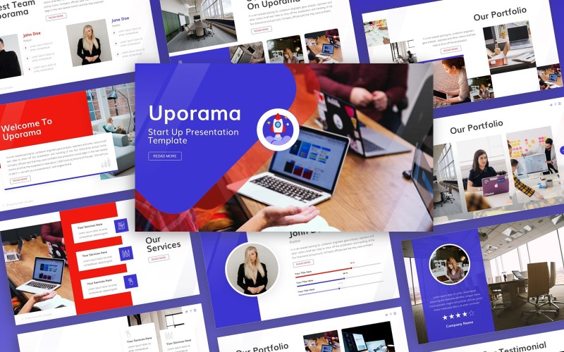 Uporama - Start Up Multipurpose PowerPoint Presentation