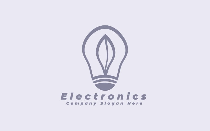 Elektronik makt logotyp mall