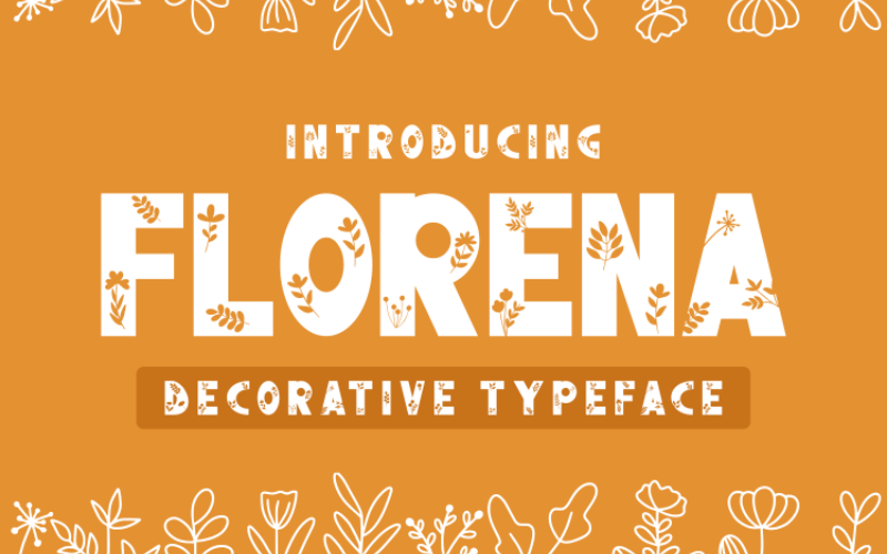 Florena - Dekorative Schrift