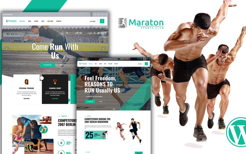 Maraton - Maraton Motyw WordPress