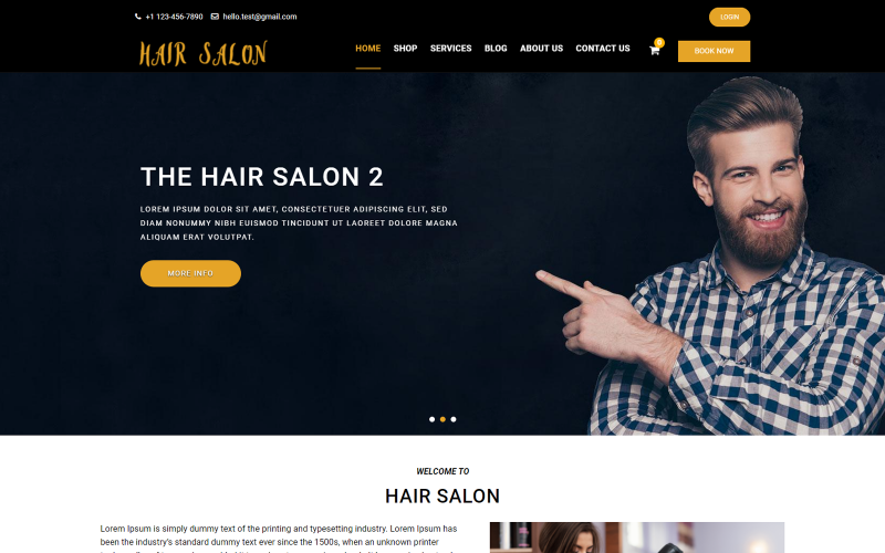 Motyw WordPress Salon Mindz