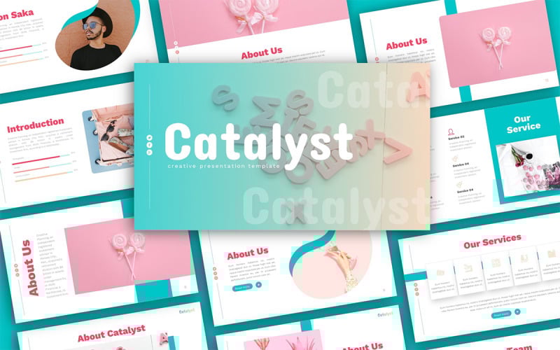 Catalyst Creative Presentation PowerPoint Template