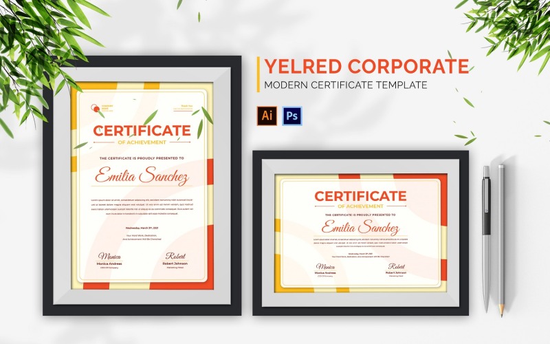 Certificato aziendale Yelred