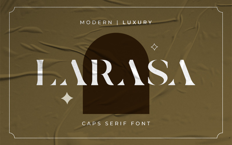 Larasa - Modern Lüks Serif Yazı Tipi