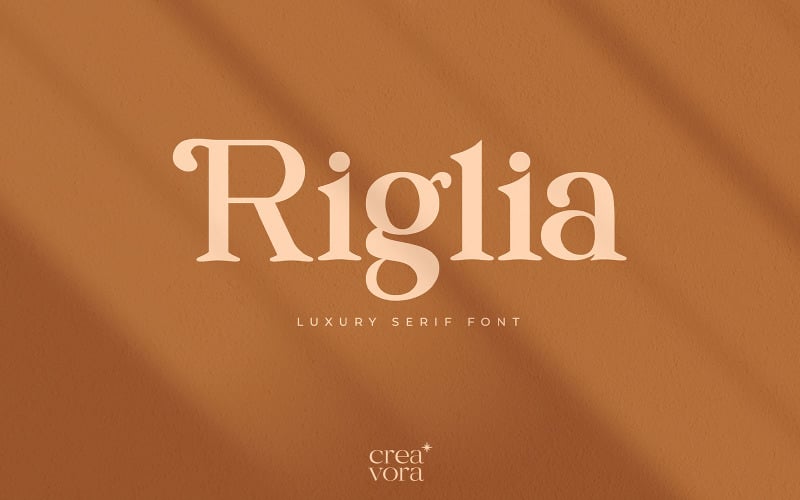 Riglia - Fonte Serif de luxo