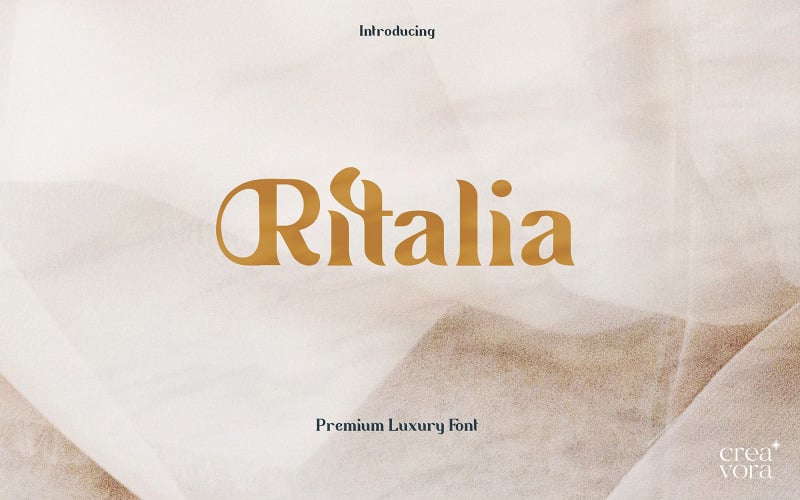 Ritalia - Elegáns Serif betűtípus