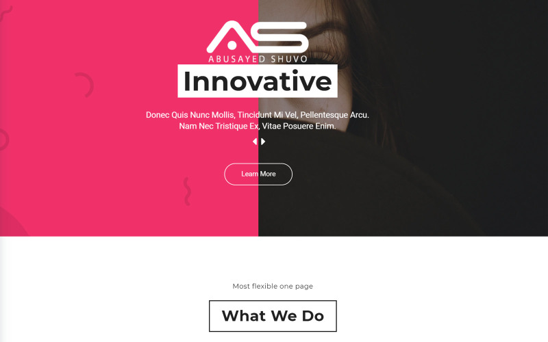 Shuvo | Modelo inovador de página de destino HTML5 para startups