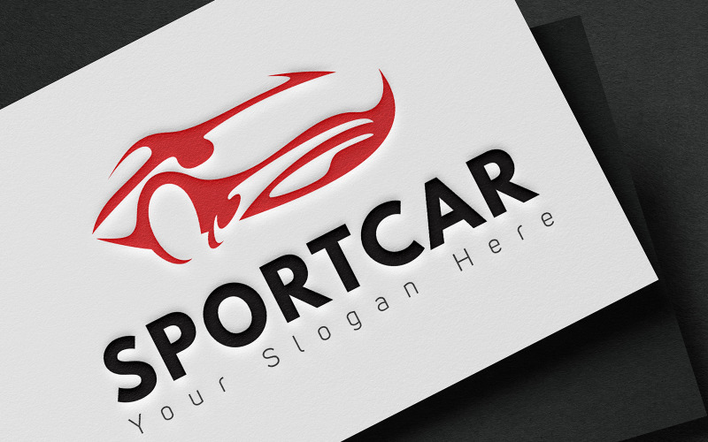 Ontwerpsjabloon Sportcar-logo