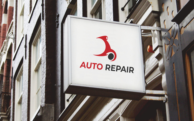 Auto Repair Logo Design Template