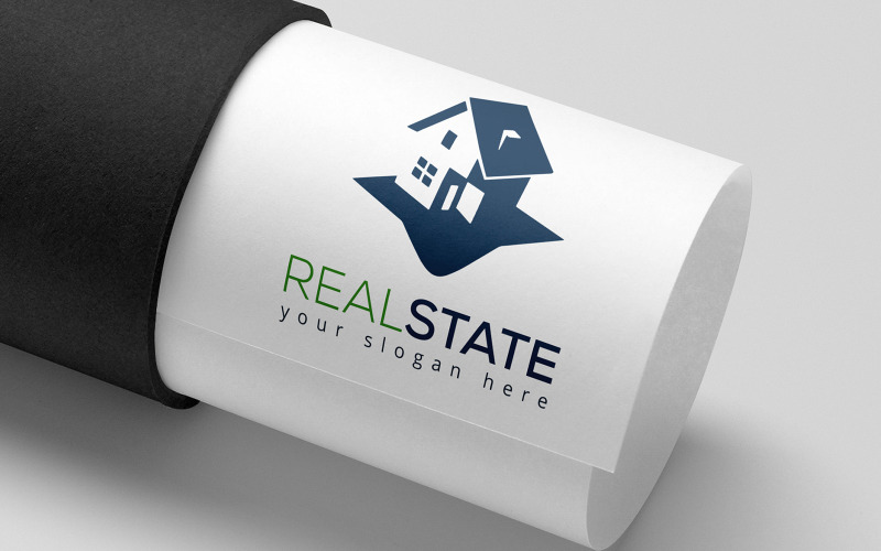 Шаблон дизайна логотипа Real State