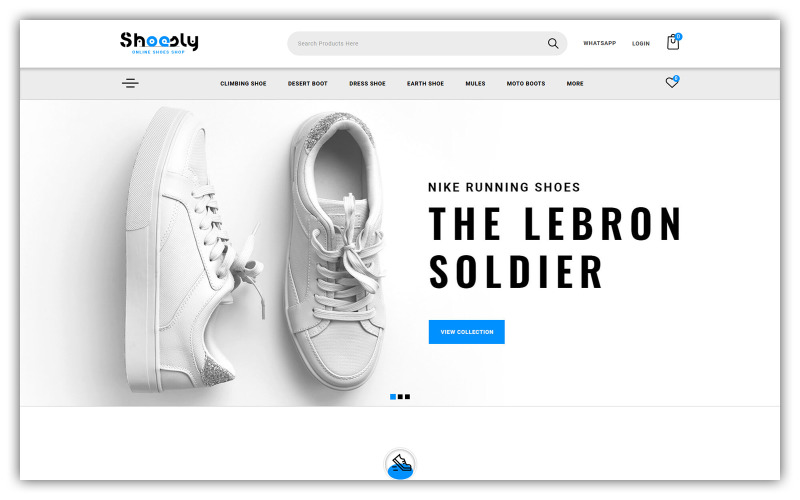Shoosly - Ayakkabı Mağazası Opencart Teması