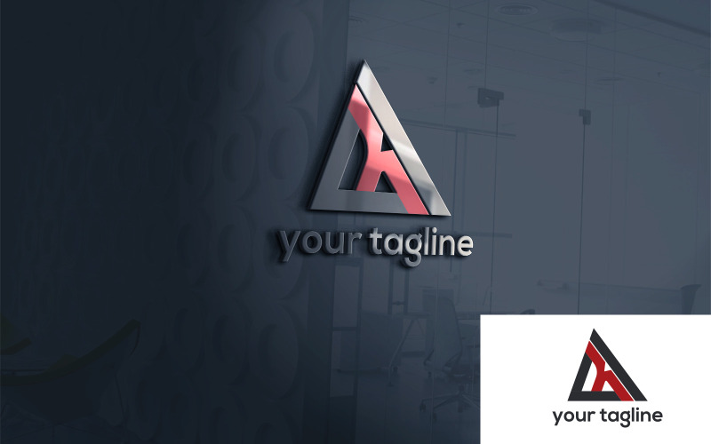 BA kreativ logotyp designmall