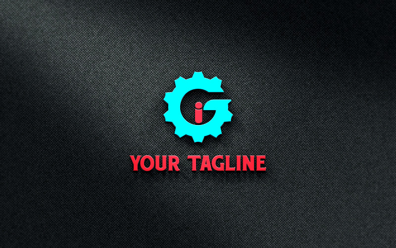 Design de logotipo criativo GI Gear