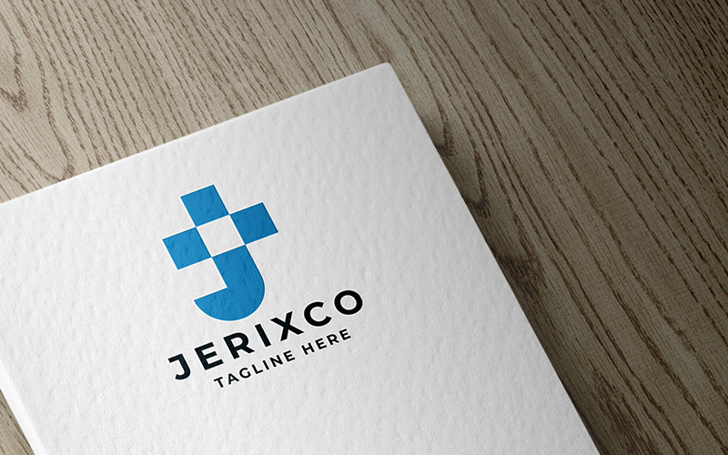Jerixco Letter J Professional-logotyp