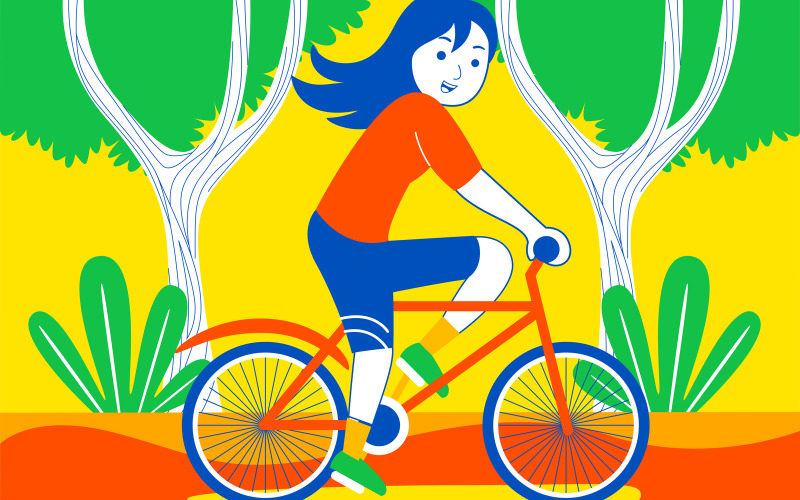 Illustrazione vettoriale di divertimento del fine settimana #07