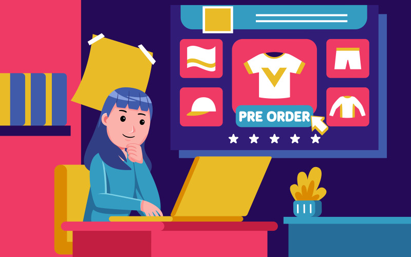 Ilustración de vector de compras # 17