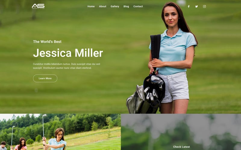 Hasan | Golf Player HTML5 Template