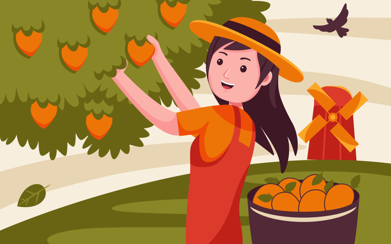 Ilustracja wektorowa farmy #11