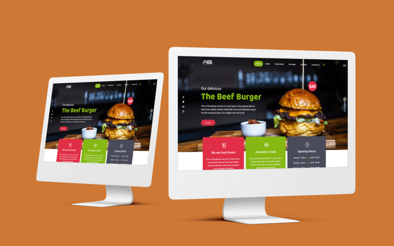 Bappy | Restaurant HTML5 Landing Page Template
