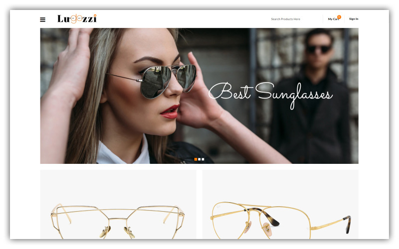 Lugozzi - Sunglasses Store Opencart Theme