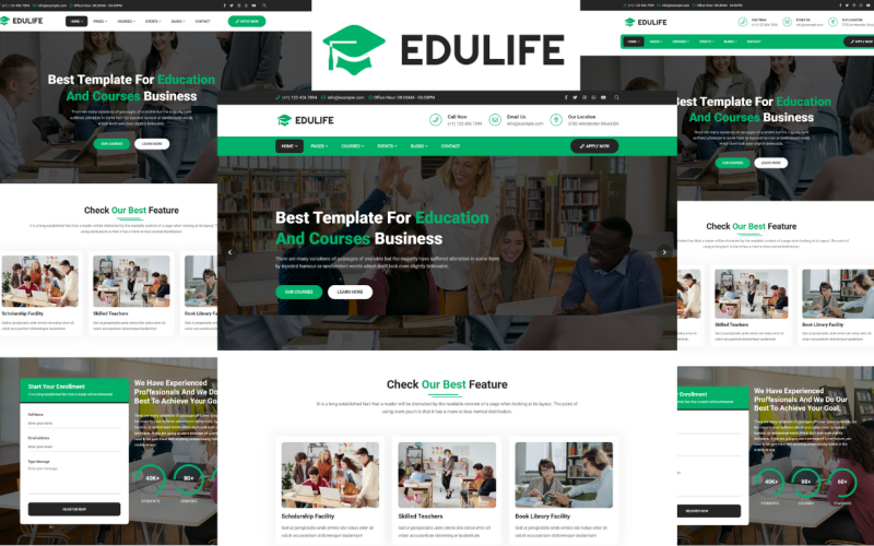 Edulife - Onderwijs en cursussen Bootstrap 5 HTML5-sjabloon