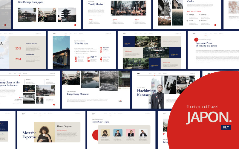 Giappone - Affari di viaggio - Modelli Keynote