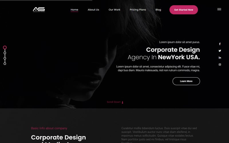 Шуво | HTML5 шаблон целевой страницы корпоративного агентства