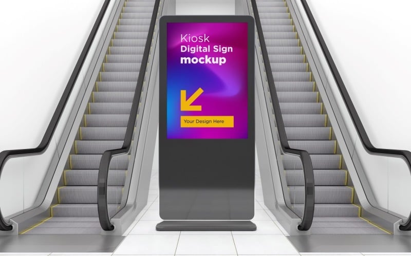 Totem Digital Sing Mockup Template